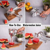 Manual Fruit Press Aluminum Squeezer/Juicer