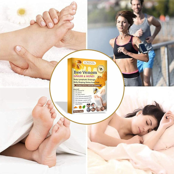 Bee Venom Ginger & Honey Detox Pads ( BUY 10 GET 10 FREE )