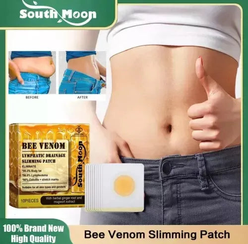 499_South Moon Bee Venom Lymphatic Slimming Patch ( BUY 10 GET 10 FREE )