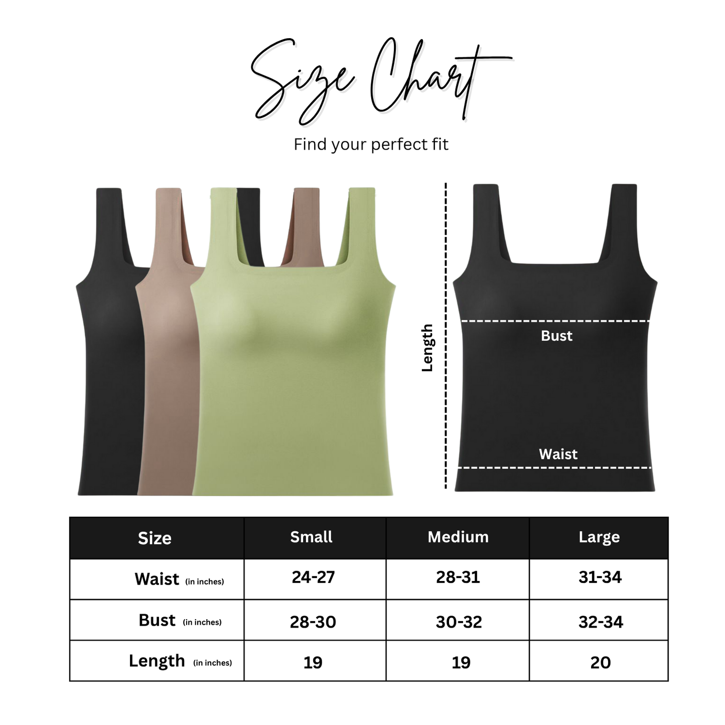 Seamless Padded Camisole for Women – In-Built Bra Tank Top | Removable Pads | Stretchable & Comfortable Daily Wear