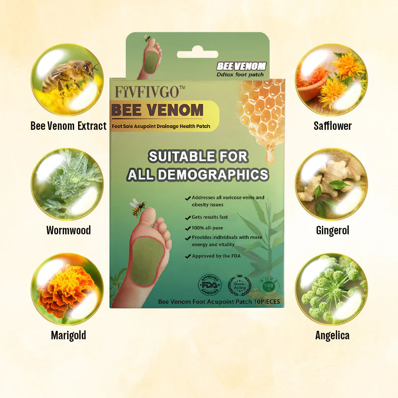 DetoxBee- Bee Venom Foot Patches (Buy 10 Get 10 Free)
